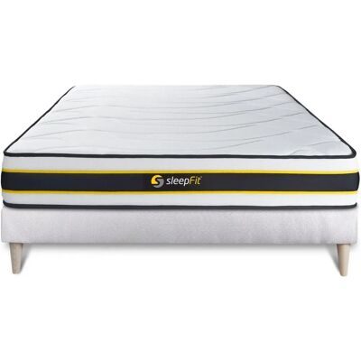 Matelas Sleepfit avec Mousse à Mémoire et Ressorts Ensachés - 140x190cm - Publicité Matelas Sleepfit avec Mousse à Mémoire et Ressorts Ensachés - 140x190cm - Publicité