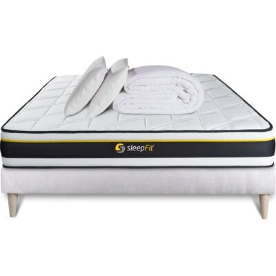 Sleepfit Modèle 160x200 - Matelas Très Ferme et Ensemble - Publicité Sleepfit Modèle 160x200 - Matelas Très Ferme et Ensemble - Publicité