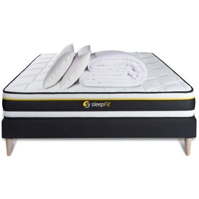 Ensemble lit Sleepfit Soft - Très ferme, Respirant, Hypoallergénique - Publicité Ensemble lit Sleepfit Soft - Très ferme, Respirant, Hypoallergénique - Publicité