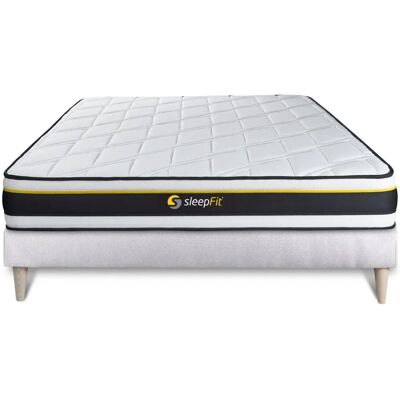 Set Materasso e Struttura Sleepfit - 160x200 - Molto rigido - Traspirante Set Materasso e Struttura Sleepfit - 160x200 - Molto rigido - Traspirante