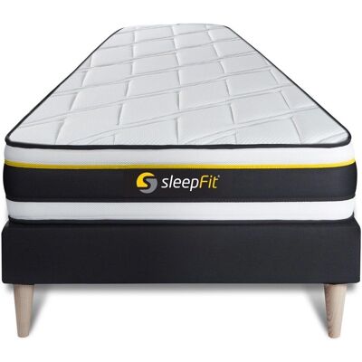 Ensemble Matelas Micro-foam Sleepfit 90x200cm Très Ferme - Publicité Ensemble Matelas Micro-foam Sleepfit 90x200cm Très Ferme - Publicité