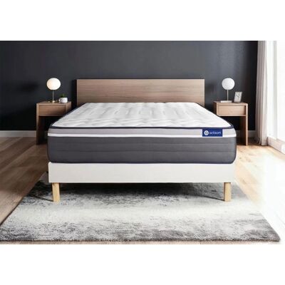 Ensemble Matelas et Sommier ACTISOM ACTIFLEX PLUS 140x190 - Très Ferme, Réversible - Publicité Ensemble Matelas et Sommier ACTISOM ACTIFLEX PLUS 140x190 - Très Ferme, Réversible - Publicité