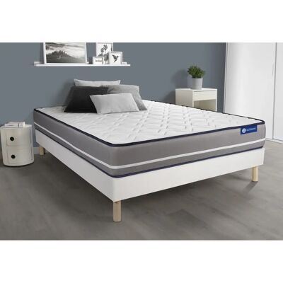 Actisom Matelas Actiflex PUR + Sommier Blanc - 180x200cm - Publicité Actisom Matelas Actiflex PUR + Sommier Blanc - 180x200cm - Publicité