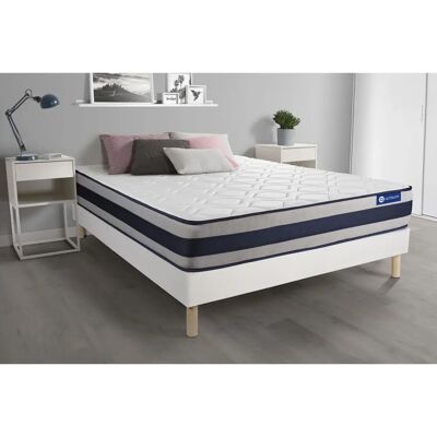 ACTISOM Materasso in Schiuma 90x200 - Reversibile & Supporto ACTISOM Materasso in Schiuma 90x200 - Reversibile & Supporto