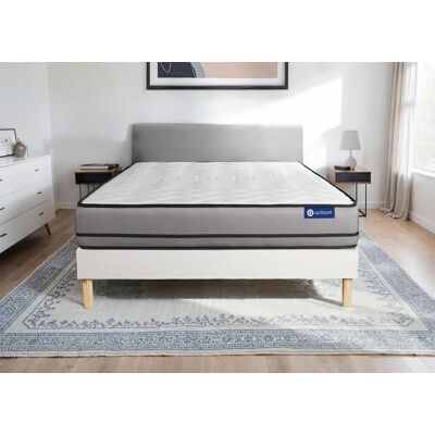 Ensemble Matelas et Sommier ACTISOM Actimemo Night - Mousse à Mémoire, 200x200cm - Publicité Ensemble Matelas et Sommier ACTISOM Actimemo Night - Mousse à Mémoire, 200x200cm - Publicité