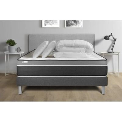 Ensemble de Lit Hybride Vital Care 160x200 avec Oreillers & Duvet - Publicité Ensemble de Lit Hybride Vital Care 160x200 avec Oreillers & Duvet - Publicité