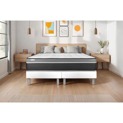 Matelas hybride Vital Care 200x200cm - Mousse à mémoire et ressorts - Publicité Matelas hybride Vital Care 200x200cm - Mousse à mémoire et ressorts - Publicité