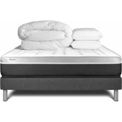Conjunto Completo Vital Soft 180x200 - Colchón, Somier, Almohadas, Edredón Conjunto Completo Vital Soft 180x200 - Colchón, Somier, Almohadas, Edredón