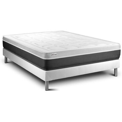 Ensemble de lit Vitalit avec matelas à mémoire 180x200 - Publicité Ensemble de lit Vitalit avec matelas à mémoire 180x200 - Publicité
