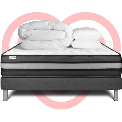 Vital Power Zen Juego Completo de Cama - Colchón de Espuma Viscoelástica 180x200cm Vital Power Zen Juego Completo de Cama - Colchón de Espuma Viscoelástica 180x200cm