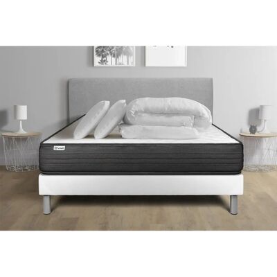 Ensemble Lit Vitalpower 200x200 - Matelas & Sommier - Publicité Ensemble Lit Vitalpower 200x200 - Matelas & Sommier - Publicité
