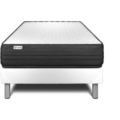 Vitalit Modelo VITALIT - Cama de espuma de energía - 90x200 - Blanco Vitalit Modelo VITALIT - Cama de espuma de energía - 90x200 - Blanco