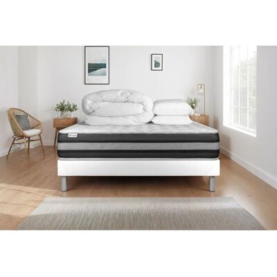 Ensemble Matelas Mousse à Mémoire Vitalspring Zen 140x200cm - Publicité Ensemble Matelas Mousse à Mémoire Vitalspring Zen 140x200cm - Publicité