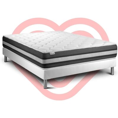 VITALIT - Sommier et Matelas en Mousse à Mémoire 140x200 - Publicité VITALIT - Sommier et Matelas en Mousse à Mémoire 140x200 - Publicité