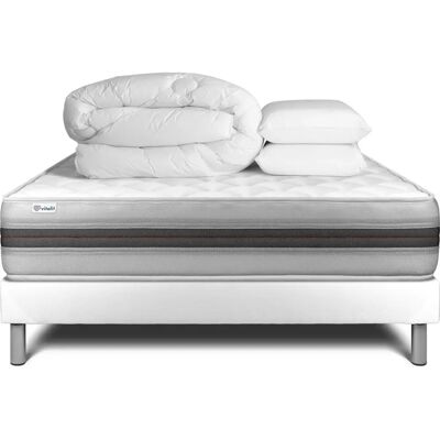 Conjunto de cama Vitalmemo Back 200x200cm - Visco, Somier, Almohadas Conjunto de cama Vitalmemo Back 200x200cm - Visco, Somier, Almohadas