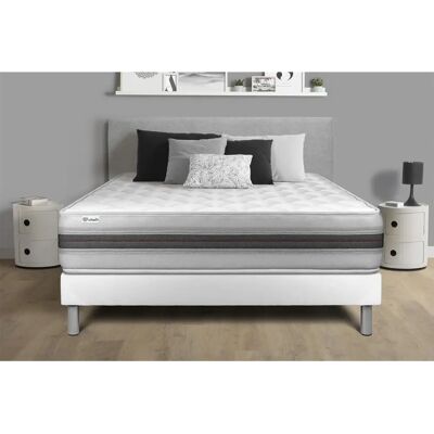 Ensemble de lit Vitalit avec matelas en mousse à mémoire 90x200 - Publicité Ensemble de lit Vitalit avec matelas en mousse à mémoire 90x200 - Publicité