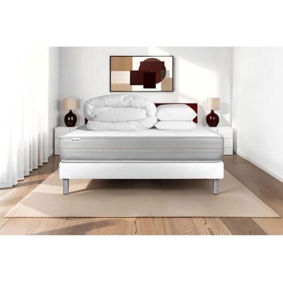 Ensemble de lit Vitalmemo 160x200 cm avec matelas à mémoire - Publicité Ensemble de lit Vitalmemo 160x200 cm avec matelas à mémoire - Publicité