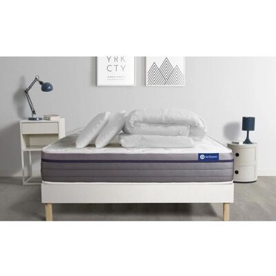 Set materasso in lattice e memory foam ACTISOM - 200x200 cm Set materasso in lattice e memory foam ACTISOM - 200x200 cm