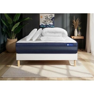 Actisom - Juego de Cama Completo con Látex y Espuma 140x190 Actisom - Juego de Cama Completo con Látex y Espuma 140x190