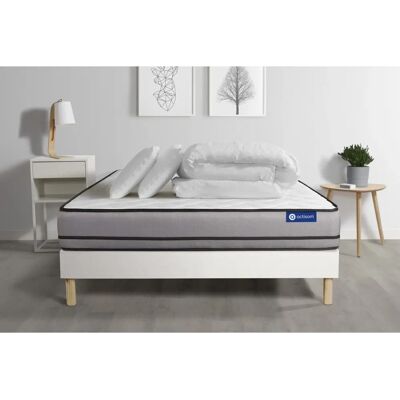 Set Materasso in Lattice Bianco ACTISOM - 140x200cm - Molto Rigido Set Materasso in Lattice Bianco ACTISOM - 140x200cm - Molto Rigido