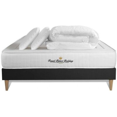 Set Letto Royal Palace Bedding - Memory Foam 200x200cm - Nero Set Letto Royal Palace Bedding - Memory Foam 200x200cm - Nero