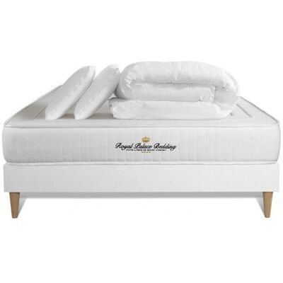Juego de Colchón de Espuma Viscoelástica Royal Palace Bedding - Cama Blanca Juego de Colchón de Espuma Viscoelástica Royal Palace Bedding - Cama Blanca