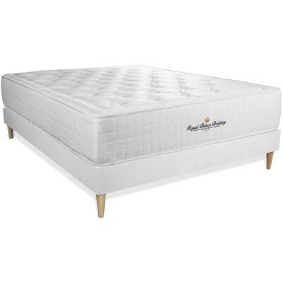 Royal Palace Bedding - Kit Lits et Matelas - 140x190cm, Mousse à Mémoire, Blanc - Publicité Royal Palace Bedding - Kit Lits et Matelas - 140x190cm, Mousse à Mémoire, Blanc - Publicité
