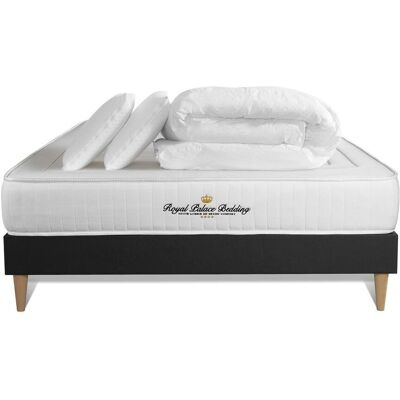 Royal Palace Bedding - Set completo letto con materasso in memory foam - Nero Royal Palace Bedding - Set completo letto con materasso in memory foam - Nero