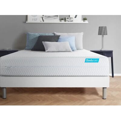 Ensemble Matelas et Sommier Bodycare Biocare - 160x200 cm - Blanc - 2 Places - Publicité Ensemble Matelas et Sommier Bodycare Biocare - 160x200 cm - Blanc - 2 Places - Publicité