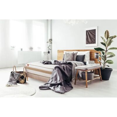 Somier en Bambou Bio Marmottes & Co - 90x200cm - Publicité Somier en Bambou Bio Marmottes & Co - 90x200cm - Publicité