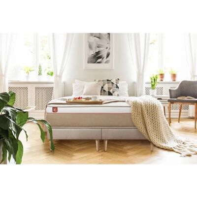 Marmottes & Co Soyeux 160x200cm Matelas à mémoire de forme et sommier - Publicité Marmottes & Co Soyeux 160x200cm Matelas à mémoire de forme et sommier - Publicité
