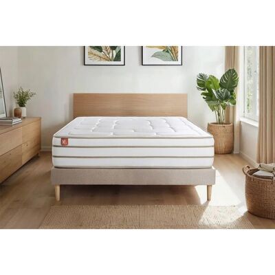 Matelas Marmottes & Co LE DOUILLET - 26cm Mousse à mémoire, BioVisco, Beige - Publicité Matelas Marmottes & Co LE DOUILLET - 26cm Mousse à mémoire, BioVisco, Beige - Publicité