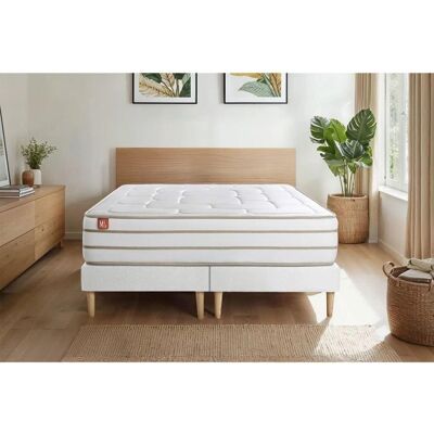 Matelas à mémoire de forme Marmottes & Co - Sommier double et oreillers - Publicité Matelas à mémoire de forme Marmottes & Co - Sommier double et oreillers - Publicité