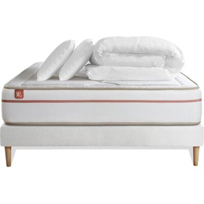 Ensemble Matelas Mémoire de Forme BioVisco Marmottes & Co - Blanc - Matelas - Publicité Ensemble Matelas Mémoire de Forme BioVisco Marmottes & Co - Blanc - Matelas - Publicité