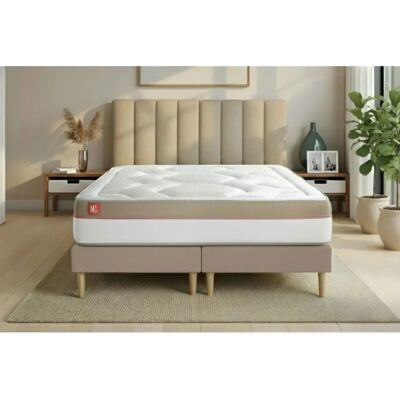 Matelas en Mousse à Mémoire Marmottes & Co 200x200cm - Soutien Ferme & 30cm d'Épaisseur - Publicité Matelas en Mousse à Mémoire Marmottes & Co 200x200cm - Soutien Ferme & 30cm d'Épaisseur - Publicité