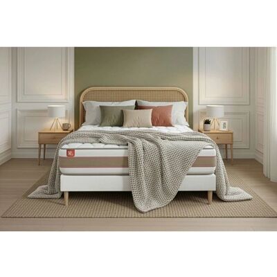 Pack prêt à dormir Marmottes & Co Matelas LE DÉLICAT 160x200 Ressorts ensachés - Publicité Pack prêt à dormir Marmottes & Co Matelas LE DÉLICAT 160x200 Ressorts ensachés - Publicité