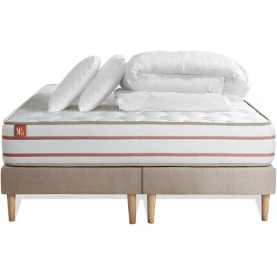 Matelas en Mousse à Mémoire Marmottes & Co - Beige, 24cm, 160x200cm - Publicité Matelas en Mousse à Mémoire Marmottes & Co - Beige, 24cm, 160x200cm - Publicité