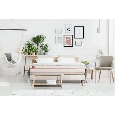 Matelas en mousse à mémoire Marmottes & Co 160x200cm - Soutien très ferme - Publicité Matelas en mousse à mémoire Marmottes & Co 160x200cm - Soutien très ferme - Publicité