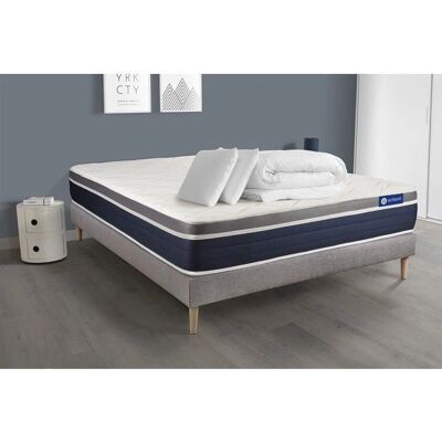 ACTISOM - Komplettes Betten Set mit Matratze, Rahmen, Kissen & Daunendecke ACTISOM - Komplettes Betten Set mit Matratze, Rahmen, Kissen & Daunendecke