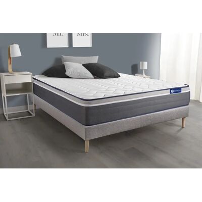 ACTISOM ACTIFLEX PLUS 160x200 Matratze und Bettrahmen - Memory Foam, Taschenfederkern, Wendbar ACTISOM ACTIFLEX PLUS 160x200 Matratze und Bettrahmen - Memory Foam, Taschenfederkern, Wendbar