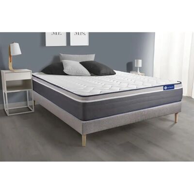 ACTISOM ACTIFLEX PLUS Colchón de Espuma de Memoria y Base - Gris ACTISOM ACTIFLEX PLUS Colchón de Espuma de Memoria y Base - Gris