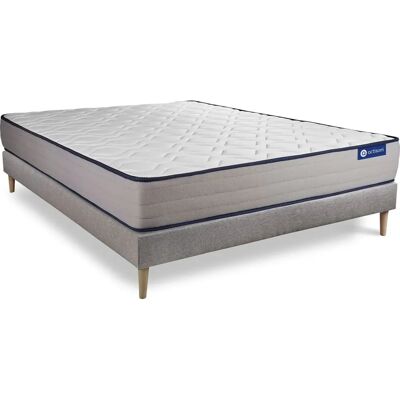 ACTISOM Grau Matratze und Bettset - Memory Foam, Taschenfederkern, 200x200 cm ACTISOM Grau Matratze und Bettset - Memory Foam, Taschenfederkern, 200x200 cm
