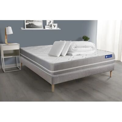 Set Materasso Ibrido Grigio - 180x200cm - 3 Zone Set Materasso Ibrido Grigio - 180x200cm - 3 Zone