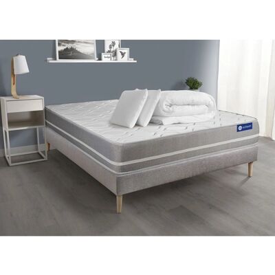 Conjunto Completo de Cama Híbrido Actisom Gris Conjunto Completo de Cama Híbrido Actisom Gris