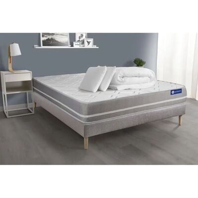 Marca ACTISOM Colchón Híbrido Actiflex Touch con Almohadas y Edredón - Pack Cama Marca ACTISOM Colchón Híbrido Actiflex Touch con Almohadas y Edredón - Pack Cama