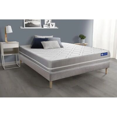 Conjunto de Colchón Premium ACTISOM - 90x200cm Híbrido con 3 Zonas Conjunto de Colchón Premium ACTISOM - 90x200cm Híbrido con 3 Zonas