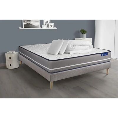 Conjunto de cama Actisom con colchón, base, almohadas y edredón Conjunto de cama Actisom con colchón, base, almohadas y edredón