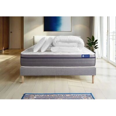 Set de cama ACTISOM látex y espuma memoria - 200x200 cm Set de cama ACTISOM látex y espuma memoria - 200x200 cm