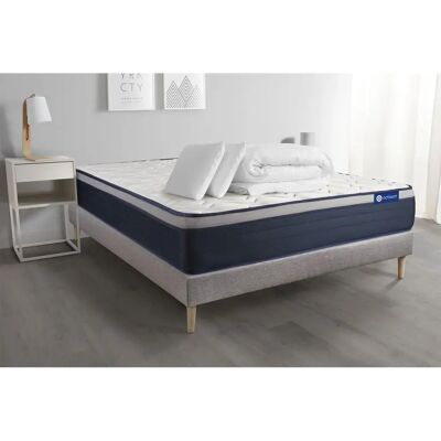 Conjunto de cama gris de látex y espuma de memoria - Tipo de cama Conjunto de cama gris de látex y espuma de memoria - Tipo de cama