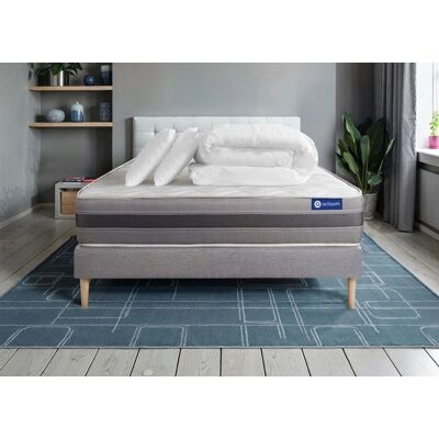 Set de Colchón de Látex y Espuma de Memoria ACTISOM - 200x200cm Set de Colchón de Látex y Espuma de Memoria ACTISOM - 200x200cm